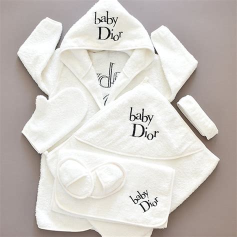 dior bambini|baby dior bathrobe.